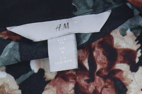 H&M Women's Floral Shift Dress - Size 8 Winter