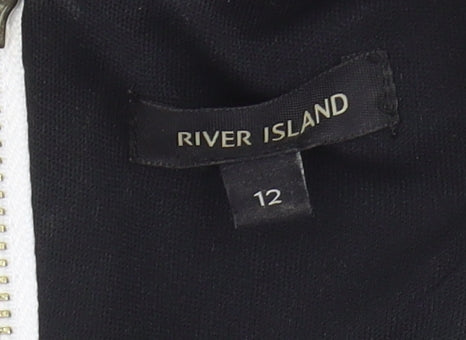River Island Women’s Multicoloured Bodycon Dress Size 12