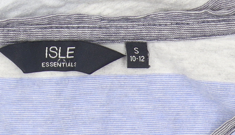 ISLE Essentials Women's Striped Long Sleeve Top, S, Multicoloured