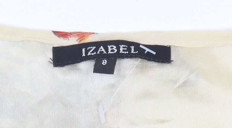 Izabel Women's Multicoloured Butterfly Blouse Size 8