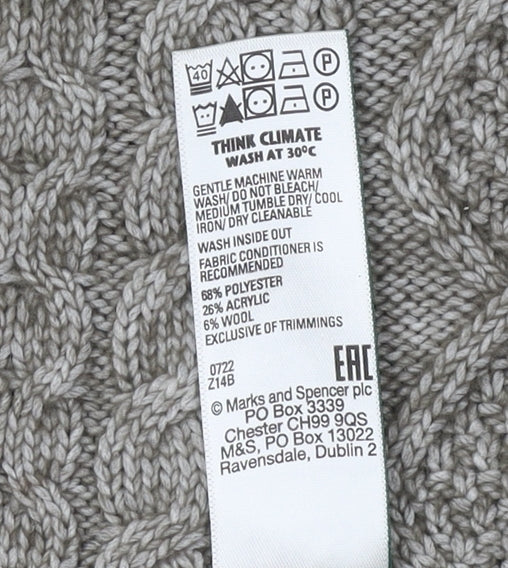 Marks & Spencer Men's Grey Pullover Jumper M