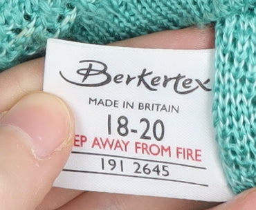 Berkertex Women's Blue Pullover Jumper Size 18-20