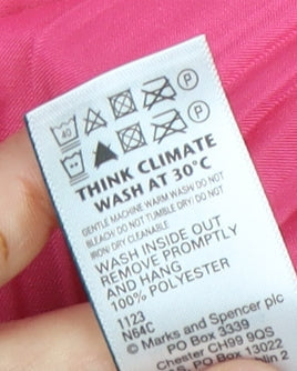 Marks & Spencer Women Pink Sleeveless Blouse, Size 12