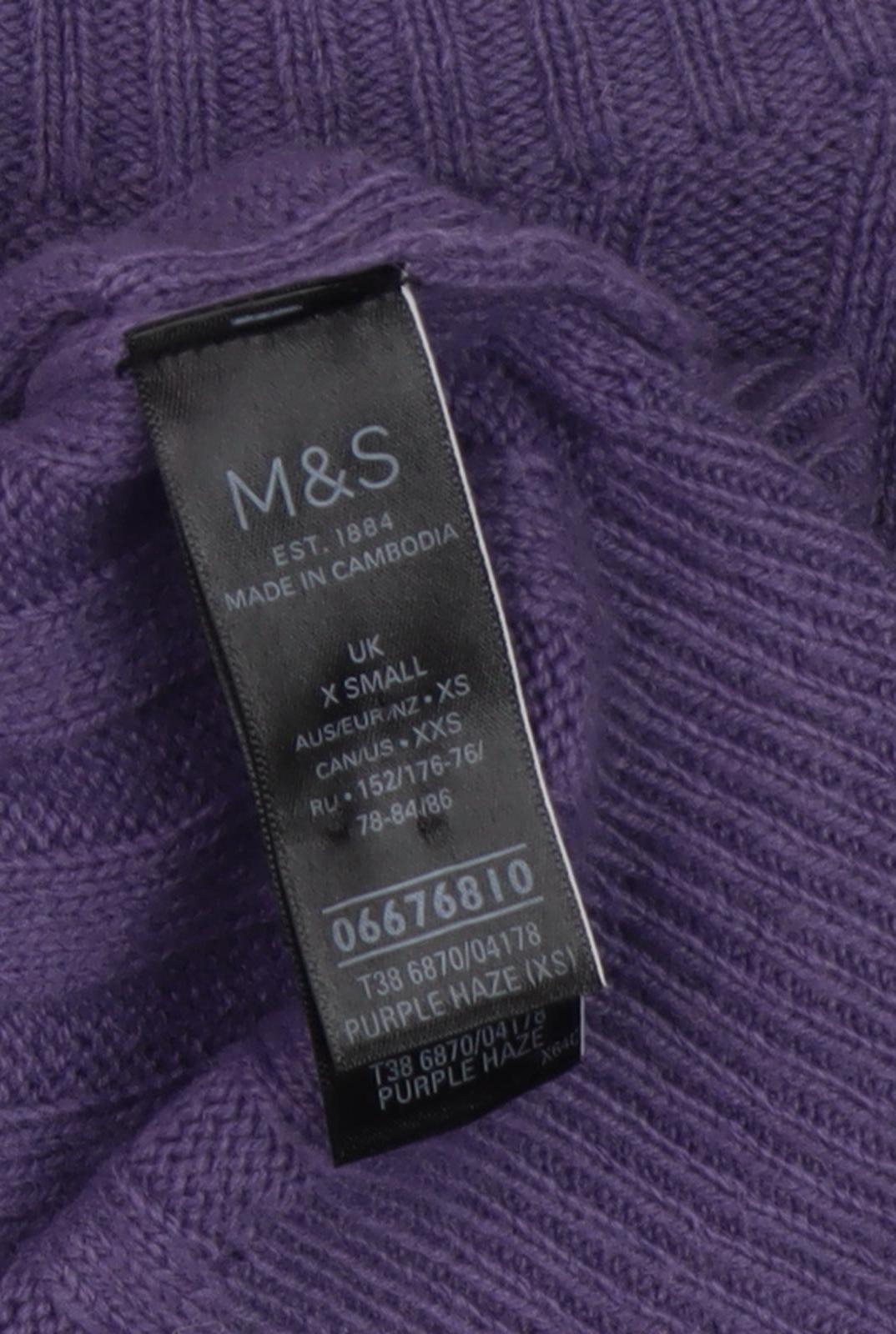 Marks & Spencer Women's Purple XS Pullover