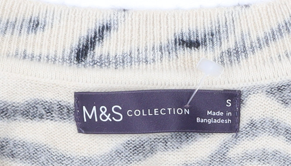 Marks & Spencer Women's Zebra Print Pullover Jumper, S