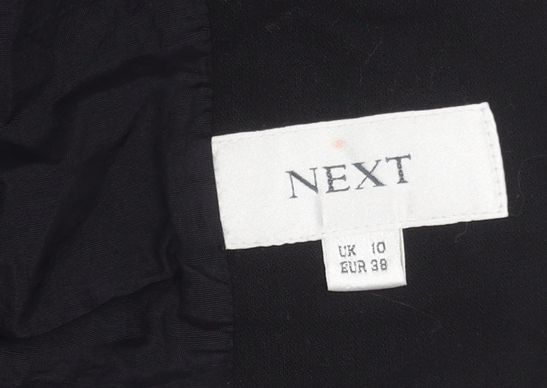 Next Women's Black Blazer, Size 10, Buttoned, Workwear