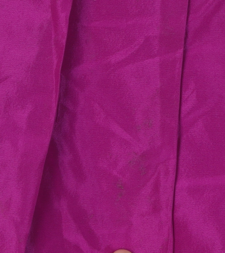 J.Crew Women's Purple Silk Wrap Dress Size 8