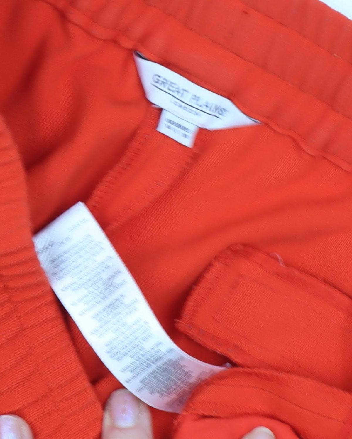 Great Plains Women's Red Jogger Trousers M