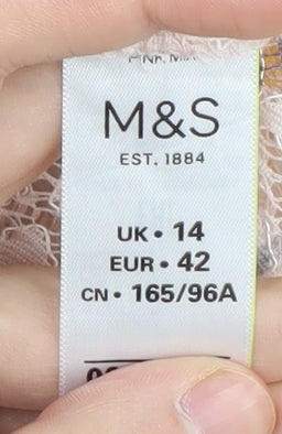 Marks and Spencer Women's Floral Blouse, Size 14