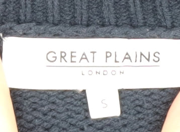 Great Plains Women's Blue Pullover Jumper, S, Crew Neck