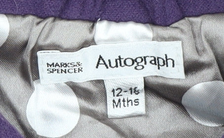 Marks & Spencer Purple Cape 12-18 Months Unisex Toddler