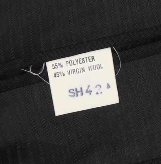 Varteks Men's Black Formal Blazer, Size 42S