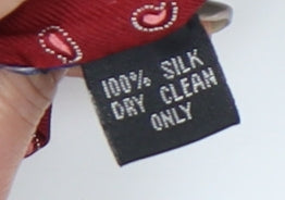 Ben Sherman Men's Red Silk Paisley Tie