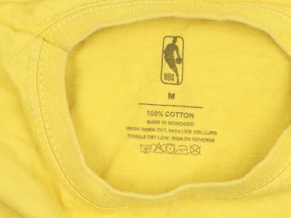NBA Yellow T-Shirt Lakers Sports M Casual
