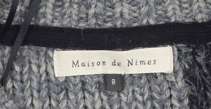 Maison de Nimes Women's Grey Pullover Jumper Size 8