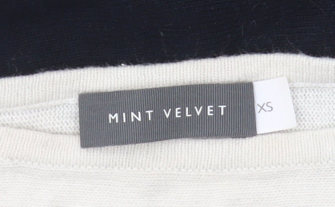 Mint Velvet Women's Black Ivory Star Jumper XS
