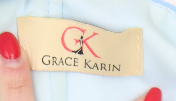 Grace Karin Blue A-Line Party Dress, Size 10