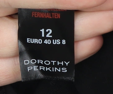 Dorothy Perkins Women's Black Trousers Size 12
