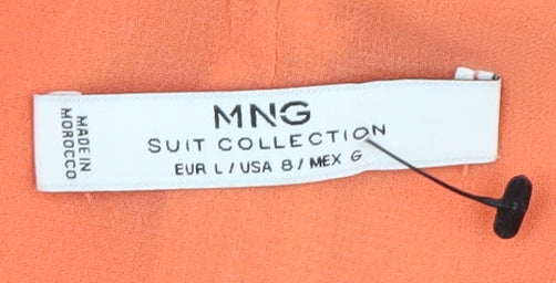 Mango Women's Orange Shift Dress UK Size 12