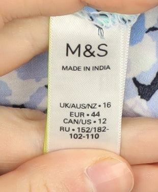 Marks & Spencer Women's Multicoloured Off the Shoulder Dress