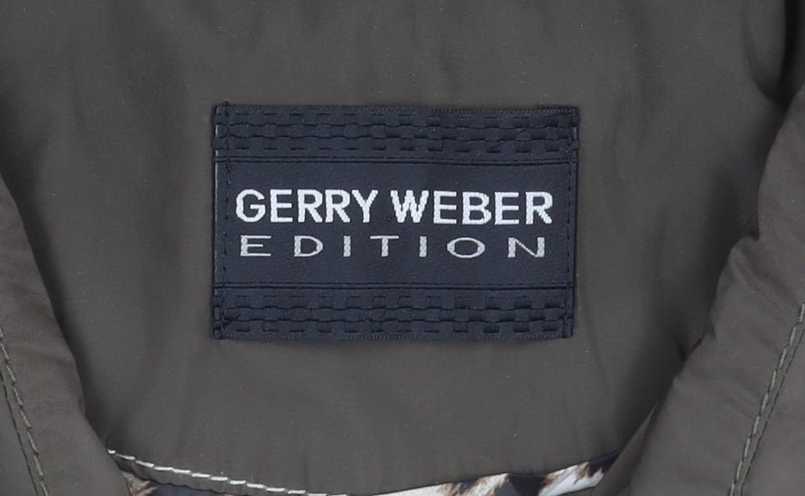Gerry Weber Men's Green Coat Size 46 Belted