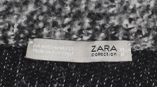 Zara Women's Black Cardigan Size 12 for Casual Wear