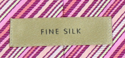 Marks & Spencer Men's Multicoloured Silk Tie, Striped