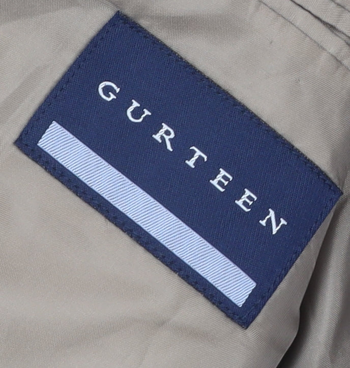 Gurteen Men's Beige Blazer 42R Notch Lapel