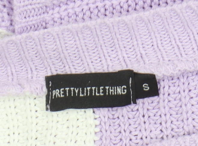 PrettyLittleThing Women's Multicoloured S Pullover Jumper