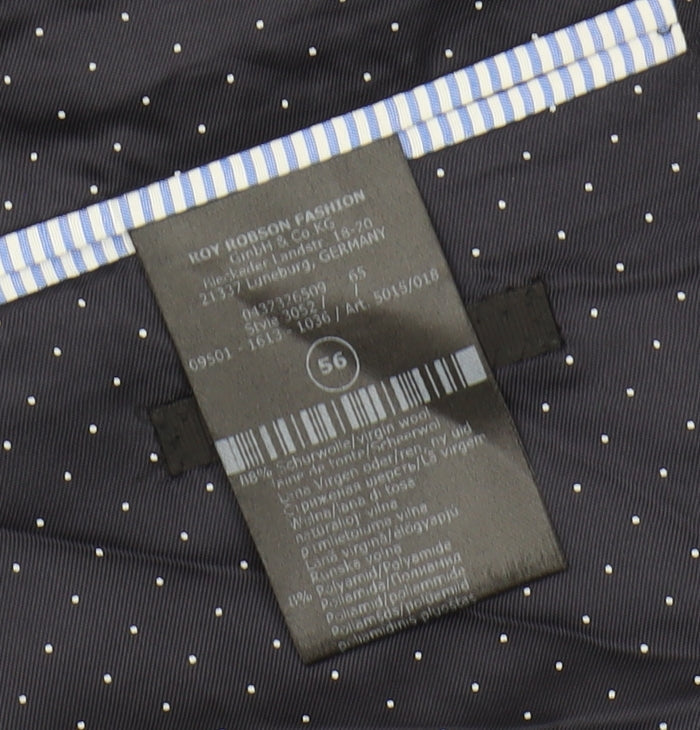 Roy Robson Men's Blue Blazer, Size 46 Regular Fit