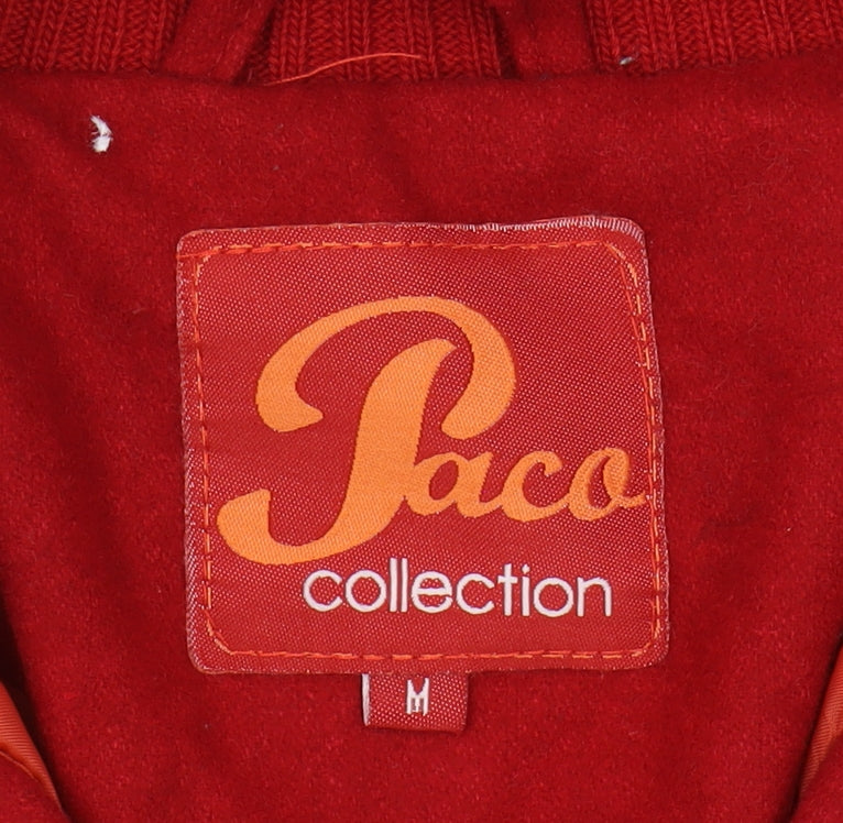 Paco Collection Red Mid-Length Women's Coat M