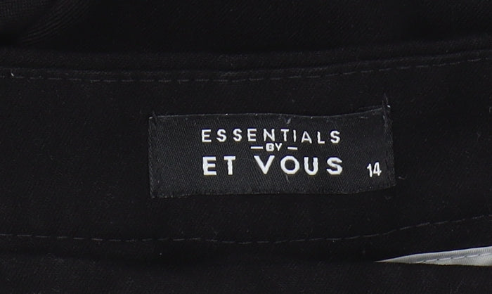 Essentials by Et Vous Women's Black Trousers Size 14