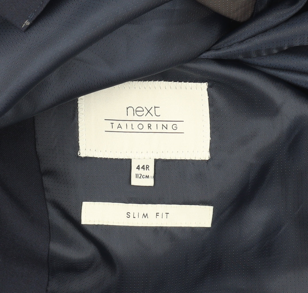 Next Men's Blue Slim Fit Suit Jacket 44R