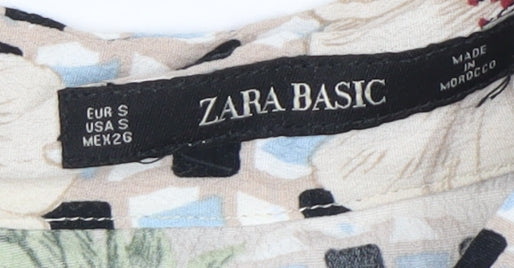 Zara Basic Women's Floral Shirt Dress, Size S