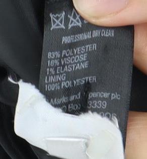 Marks & Spencer Women's Blue Mid-Length Coat Size 10