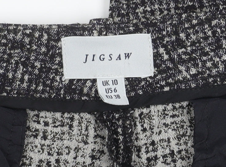 Jigsaw Women's Black Trouser, Size 10, Autumn/Winter Wear