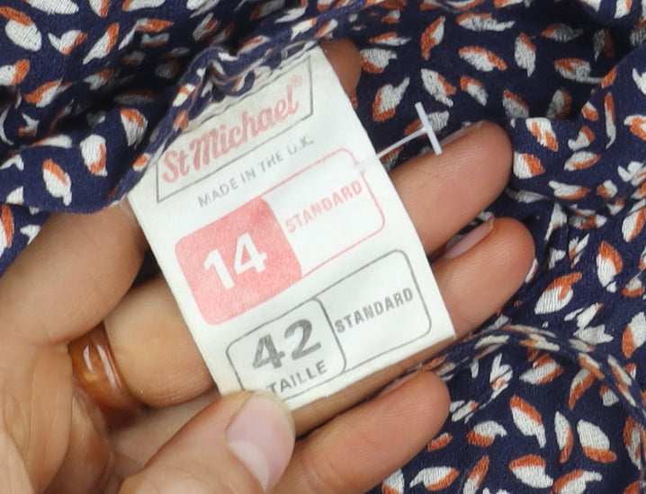 St Michael Women's Dress Size 14 Cotton Modal Blend