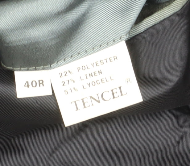 Ultimo Men's Blue Blazer 40R Formal Jacket