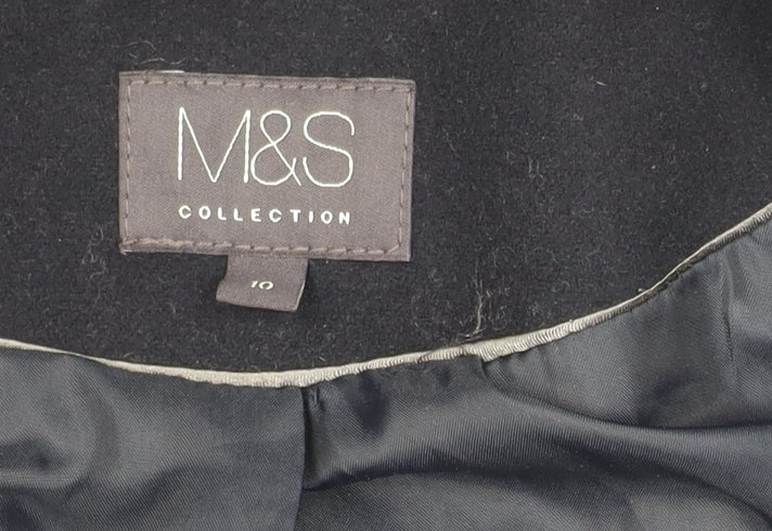 Marks & Spencer Women's Navy Quilted Coat Size 10