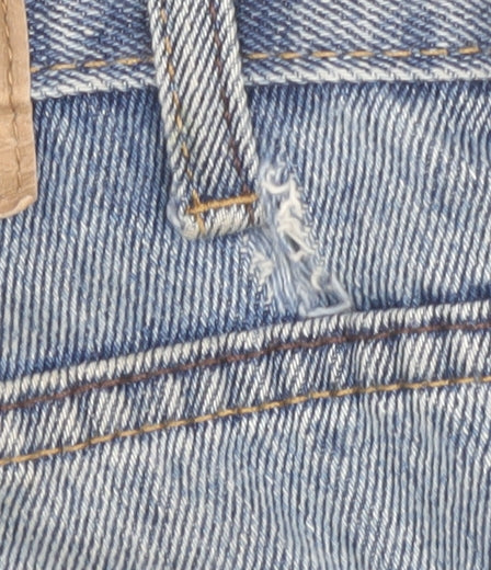 Marks & Spencer Men's Blue Straight Jeans, Size 36