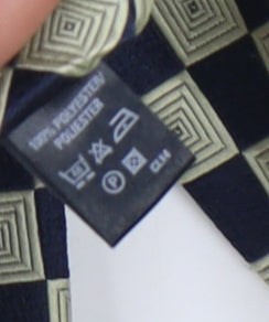 Marks & Spencer Blue Geometric Men's Tie