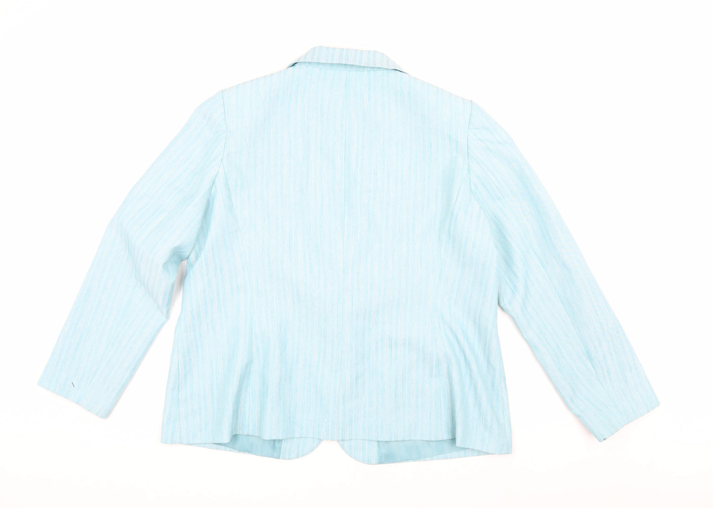 Bonmarché Women's Blue Striped Blazer, Size 20