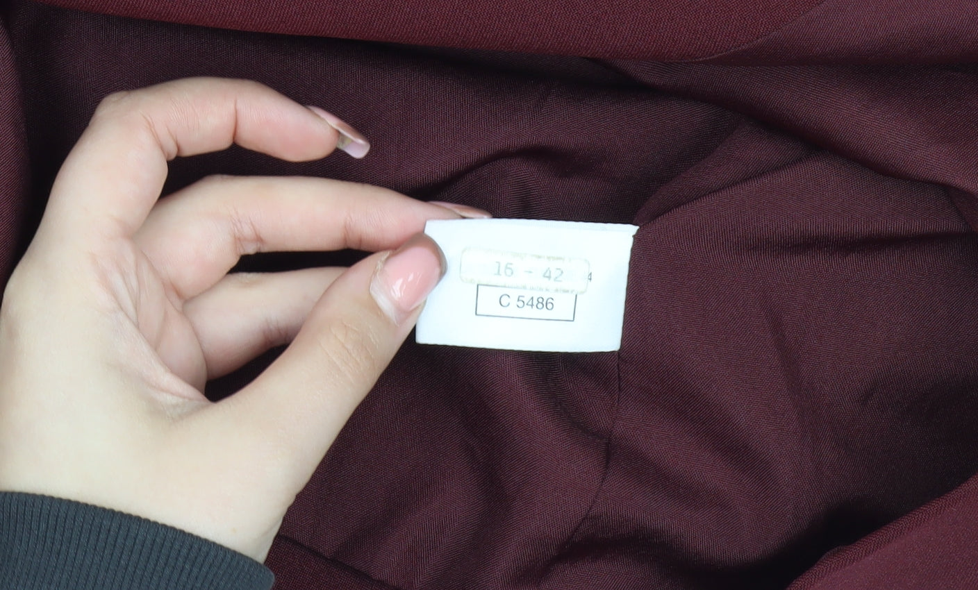 Modern Classics Women's Red Long Overcoat Size 14