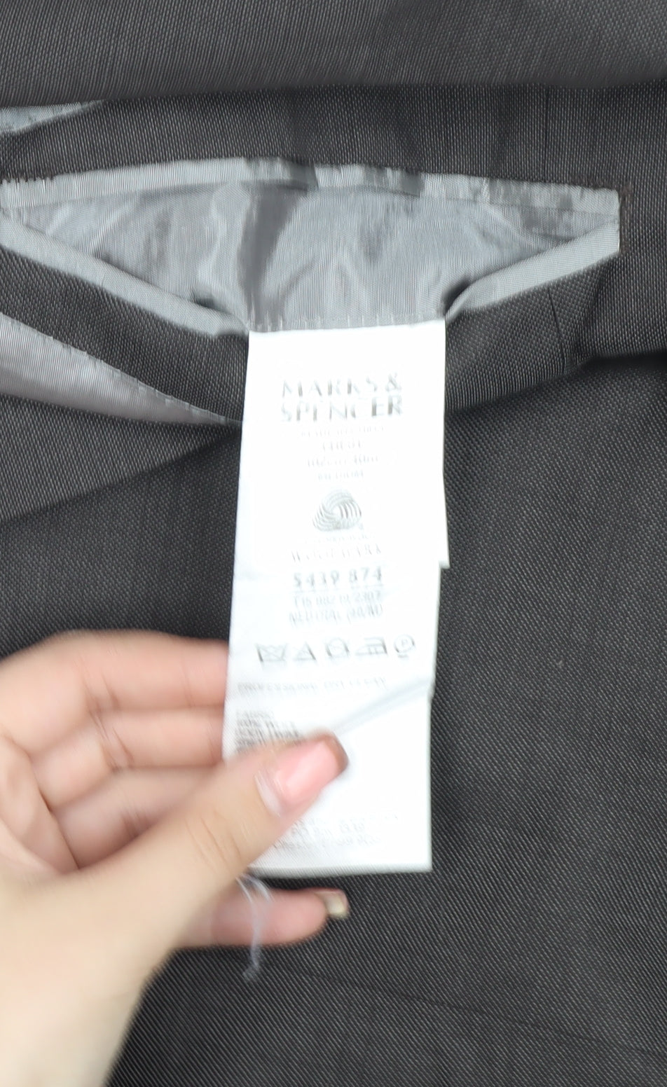 Marks & Spencer Men's Grey Suit Jacket 40R