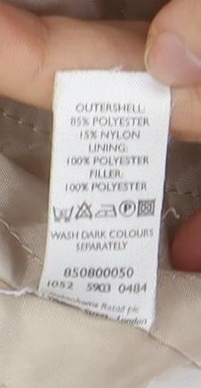 Nuage Beige Women's Mid-Length Basic Jacket - Size 12