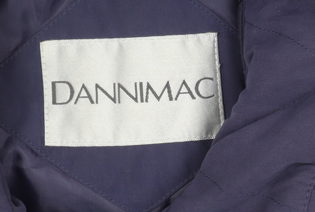 Dannimac Women's Purple Parka Jacket, Size 10, Hooded, Autumn/Winter