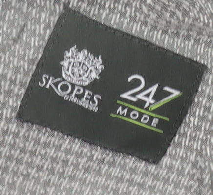 Skopes Mens Grey 42S Blazer Jacket Two-Button