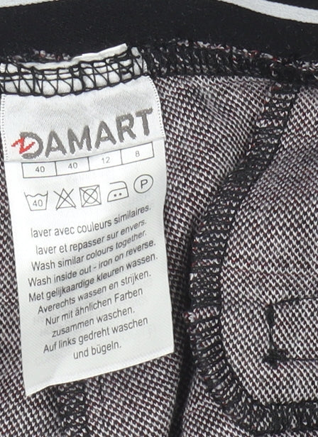 Damart Women's Grey Check Trousers Size 12