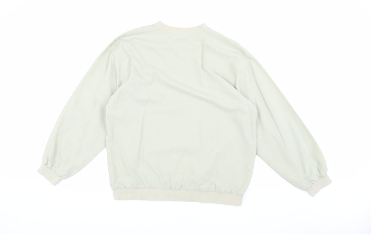 Lyle & Scott Men's Beige Long Sleeve T-Shirt M