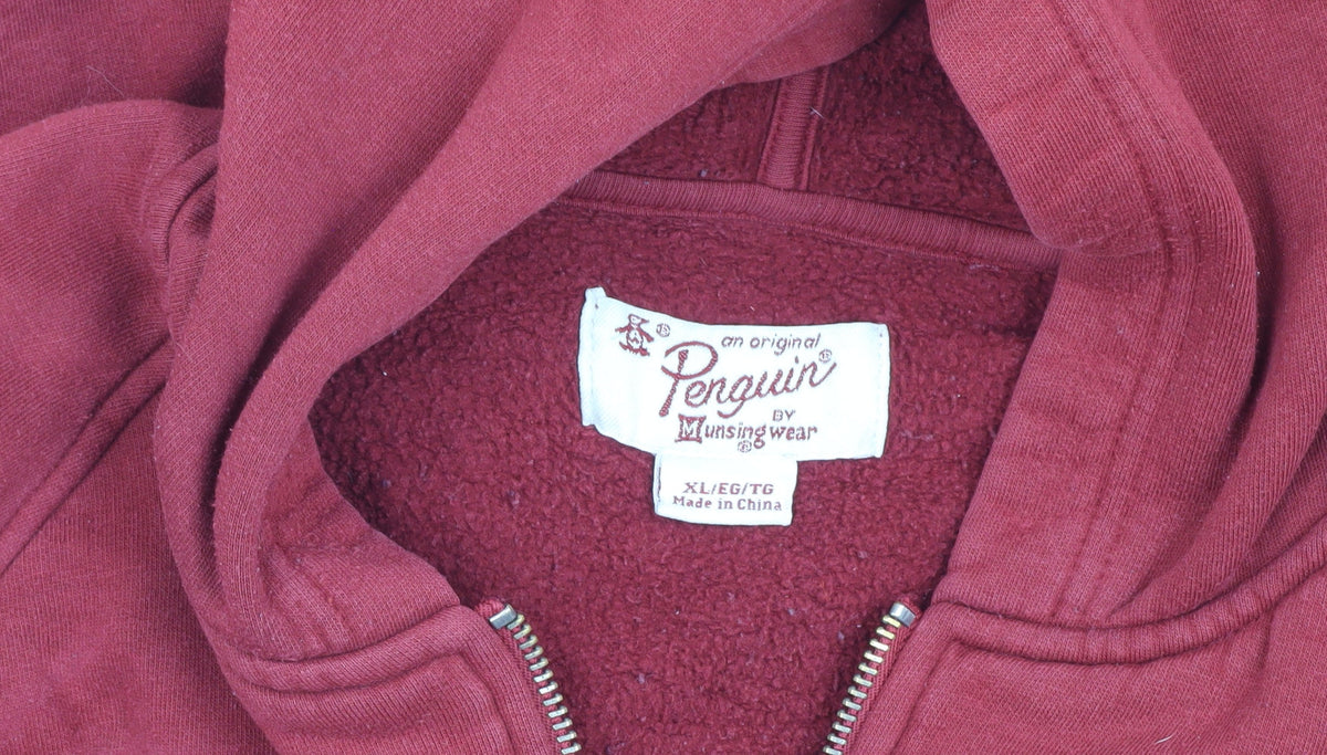 Original Penguin Men's Red XL Basic Jacket, Cotton, Casual